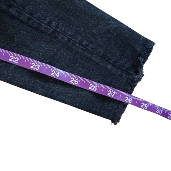 Free People We the Free Women's Black Jeans skinny high rise size 26 #801 - Picture 11 of 14